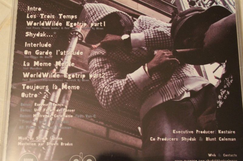 Shydak et Blunt Coleman (aka Kyo Itachi) - Les Trois Temps [CD]-BoooM ZoooM Records-Dig Around Records