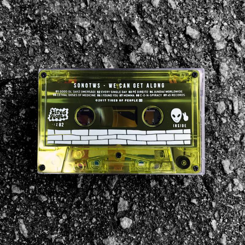 SonoTWS - We Can Get Along 【Cassette Tape】-TIREDOFPEOPLE®-Dig Around Records