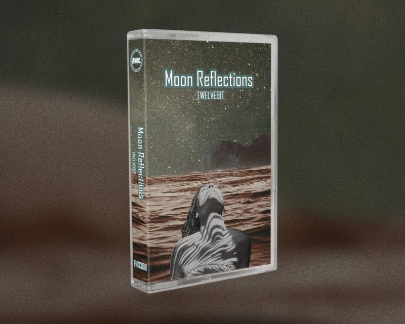 TWELVEBIT - Moon Reflections [Cassette Tape + Download Code + Sticker]-Funkypseli Cave Records FNKC-Dig Around Records