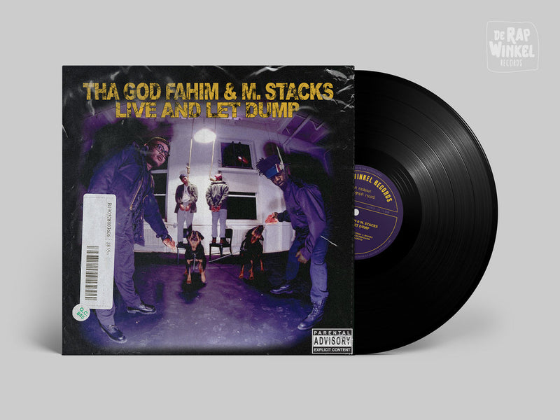 Tha God Fahim & M. Stacks - Live And Let Dump [Black] [Vinyl Record / LP]-de Rap Winkel Records-Dig Around Records