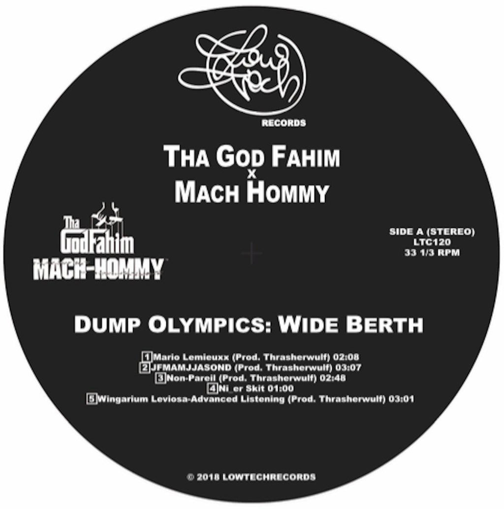 Tha God Fahim X Mach Hommy - Dump Olympics: Wide Berth [Clear] [Vinyl