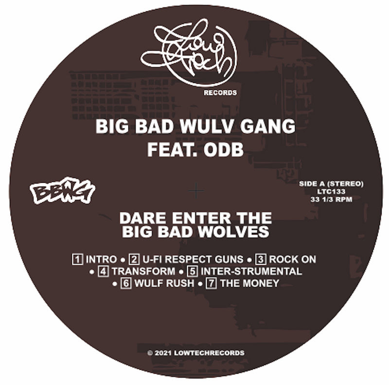 The Big Bad Wulvs & ODB - Dare Enter The Big Bad Wolves [BLACK] [Vinyl Record / LP]