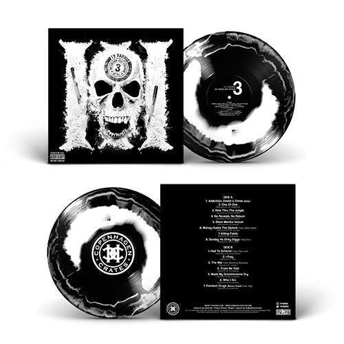 Ty Farris - No Cosign Just Cocaine 3 (Black/White) [Vinyl Record / LP]