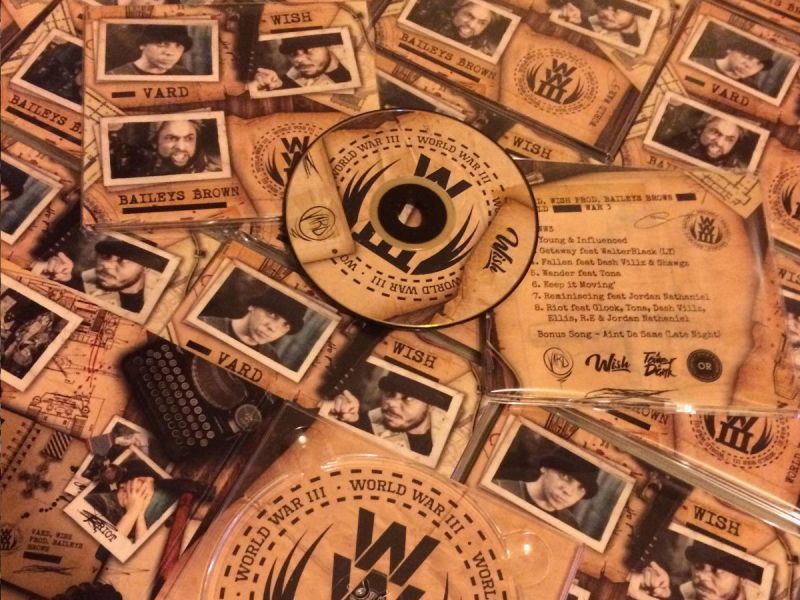 Vard & Wish - World War 3 [CD]-Not On Label-Dig Around Records