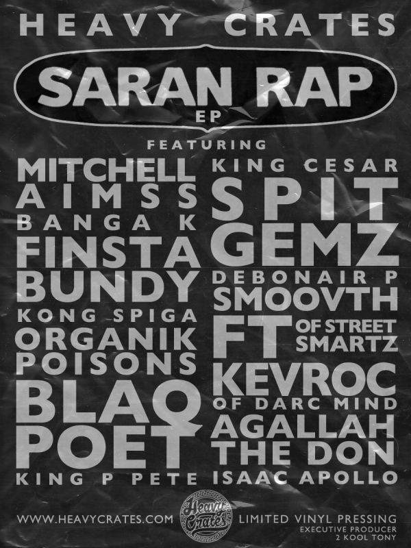 Various - Saran Rap EP [Vinyl Record / 12"]-Heavy Crates-Dig Around Records