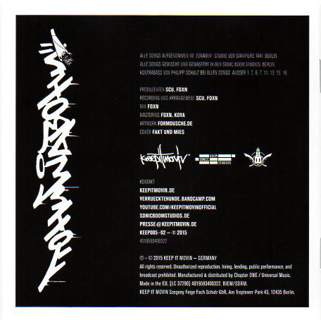 Verrückte Hunde - Tohuwabohu 【CD】-KEEP IT MOVIN-Dig Around Records