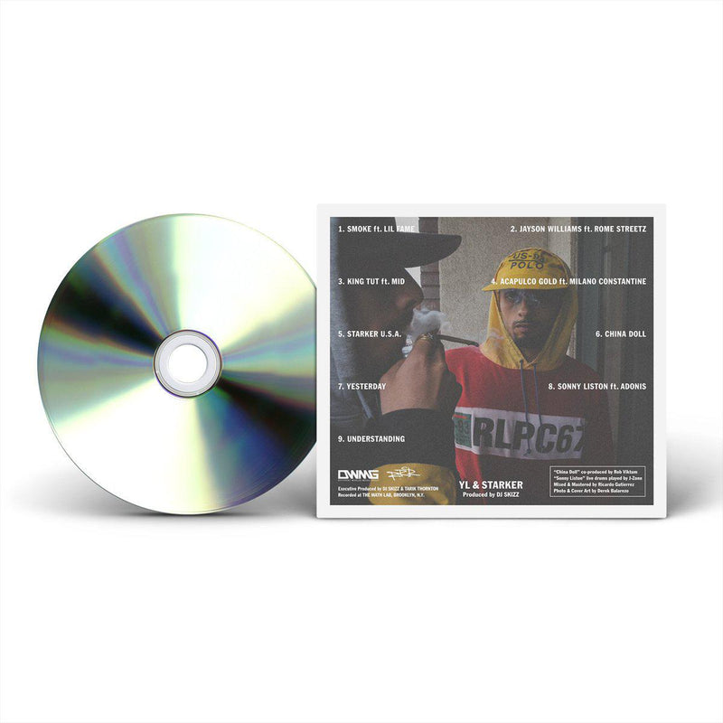 YL & Starker x DJ Skizz - SMOKE [CD]-Different Worlds Music Group-Dig Around Records
