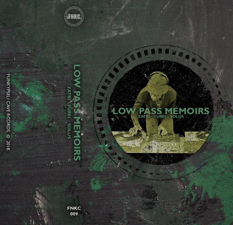 Zatri · Yurei · Solus - Low Pass Memoirs [Cassette Tape + Download Code + Sticker]-Funkypseli Cave Records FNKC-Dig Around Records