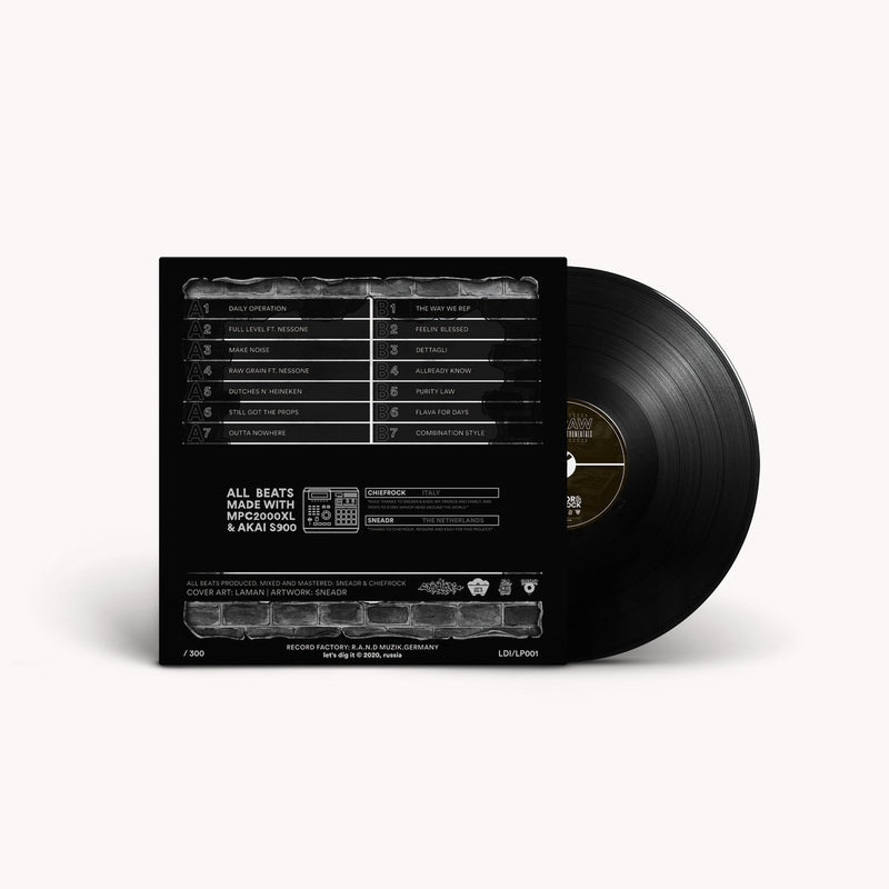 sneadr & chief rock - the raw grain lp [Vinyl Record / LP]